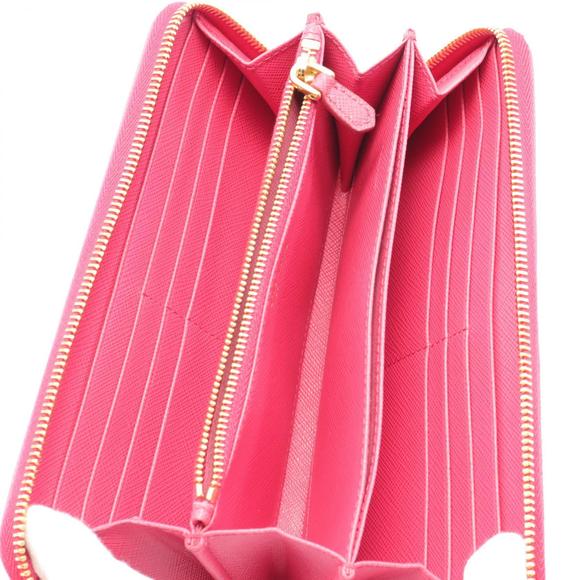 Prada Prada Saffiano Metal Round Wallet 1ML506 Leather Long Wallet 1ML506 - Picture 3 of 8